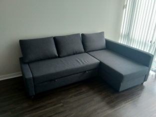 Ikea FRIHETEN Corner sofa bed with storage – like new