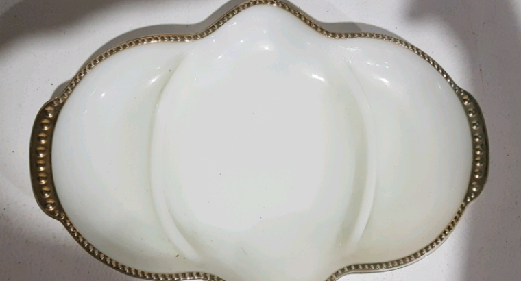 Fire king milk glass