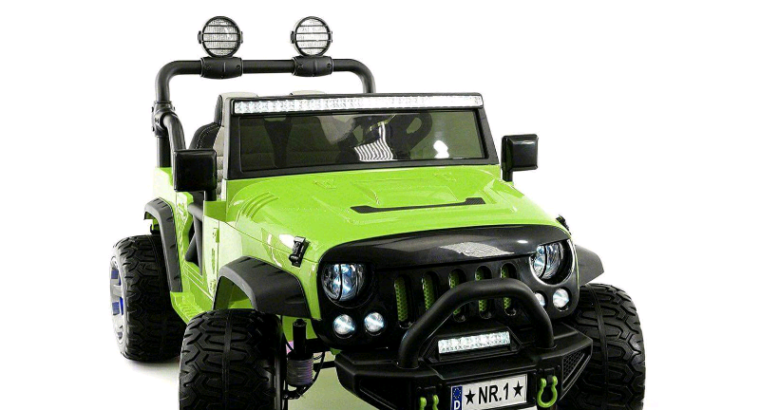 KIDS RIDE ON CAR JEEP WRANGLER 12V W/ REMOTE OFFROAD 2 SEATER