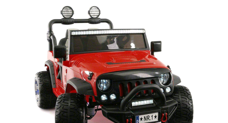 KIDS RIDE ON CAR JEEP WRANGLER 12V W/ REMOTE OFFROAD 2 SEATER