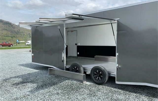 NEW 8 1/2×24 ALUMINUM ENCLOSED RACE CAR TRAILER 10,000lb