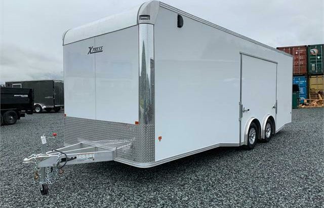 NEW 8 1/2×24 ALUMINUM ENCLOSED RACE CAR TRAILER 10,000lb