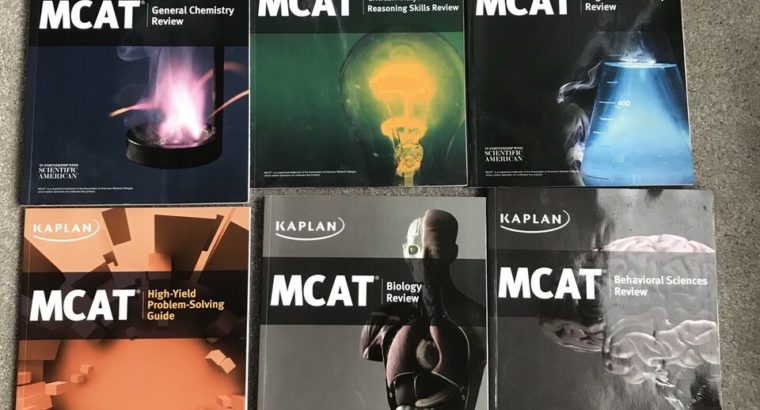 MCAT BOOKS – Kaplan, ExamCrackers, Princeton Review, Berkeley