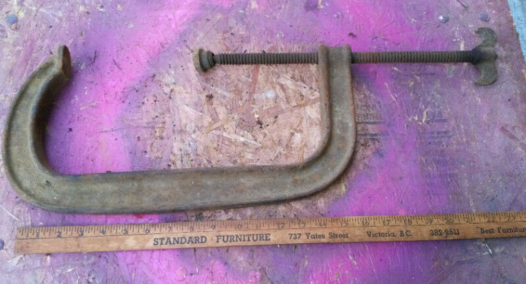 Vintage Taylor Forbes 12 Inch C Clamp