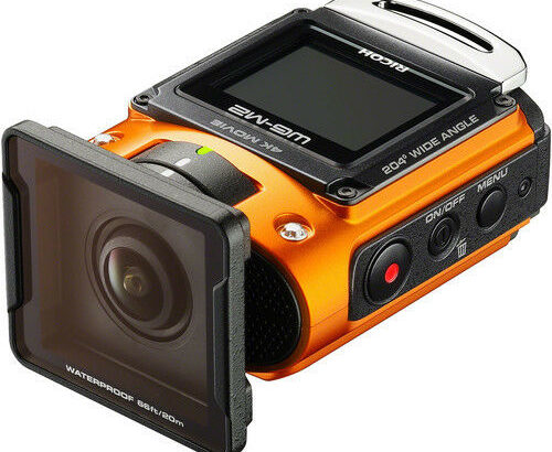 RICOH UHD 4K Action Video Camera 1.5-Inch LCD Orange WG-M2 New