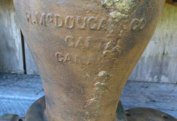 Antique R McDougall Co. No 3 Hydraulic Water Ram Pump Not Comple