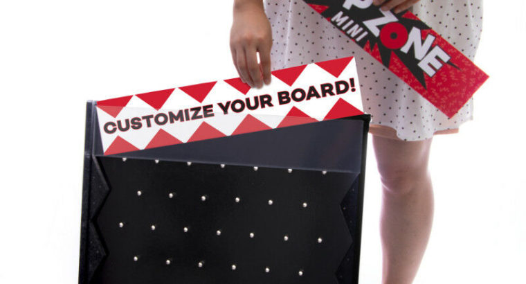 MINI DROP ZONE EXPRESS CUSTOMIZABLE PLINKO STYLE BOARD