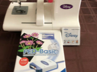 Brother embroidery machine PE180D Disney with a PED Basic USB /