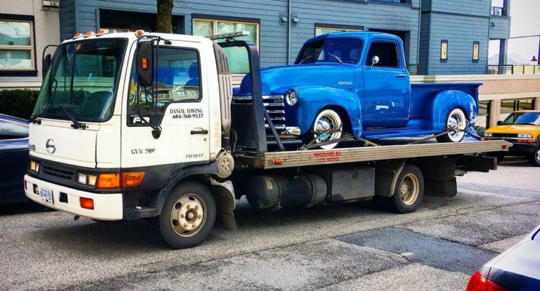Towing and scrap car removal (flatbed tow truck)