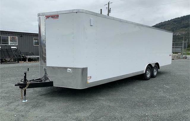 NEW 8 1/2×24 TNT TRAX ENCLOSED CAR TRAILER 10,000lb