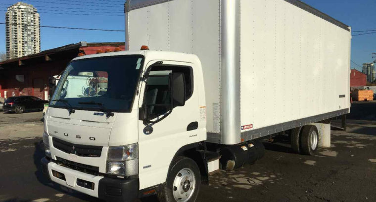 2014 MITSUBISHI FUSO FE180 – 22FT BOX TRUCK W/RAMP *VERY RARE*