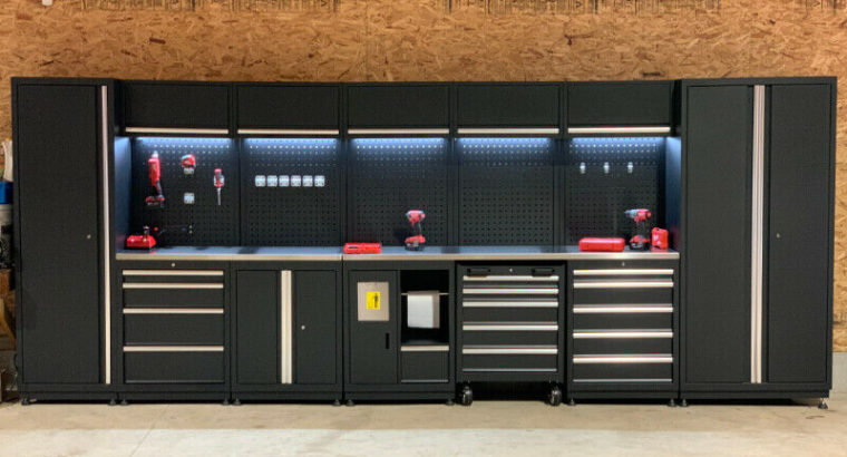 Metal Tool Box Cabinets – Garage Workshop Workbench Storage