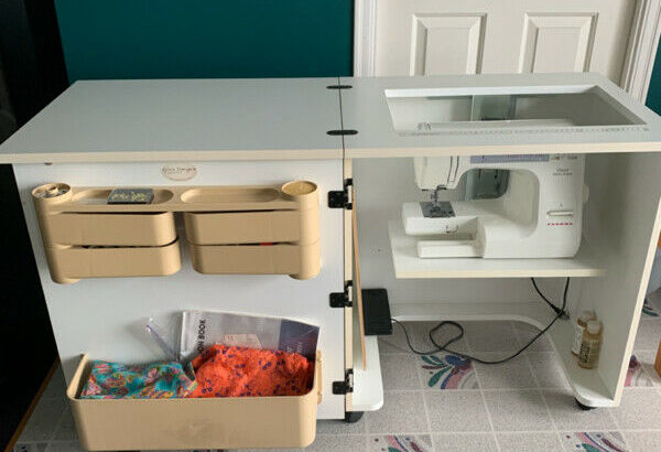 Sewing Machine with Sylvia Cabinet
