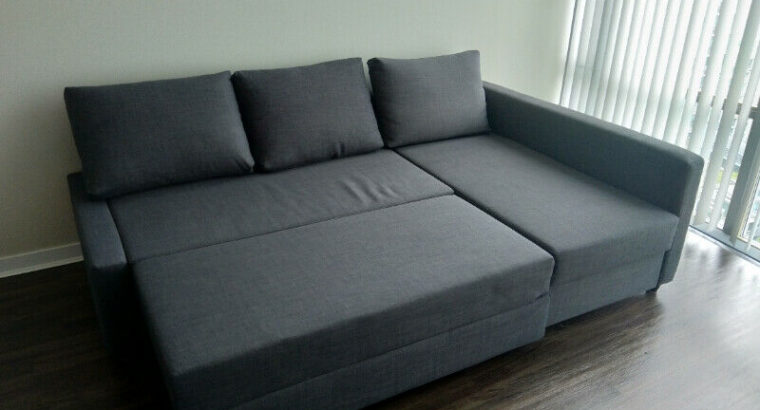 Ikea FRIHETEN Corner sofa bed with storage – like new