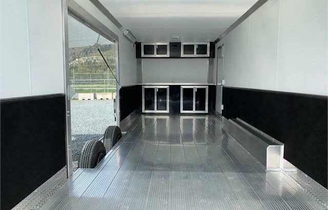 NEW 8 1/2×24 ALUMINUM ENCLOSED RACE CAR TRAILER 10,000lb