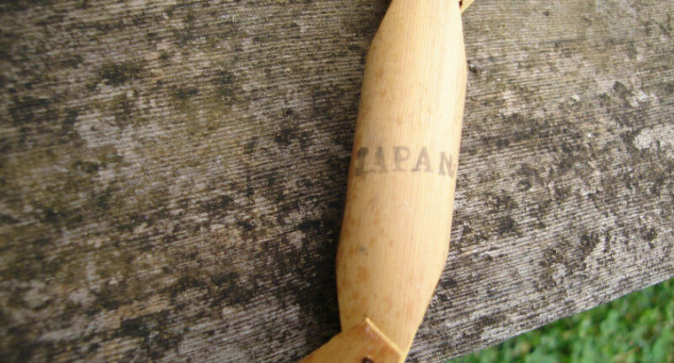 Vintage Bamboo Toy Snake made in Japan