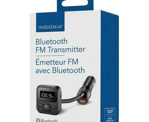 Insignia NS-MBTFMT-C Bluetooth FM Transmitter (Open Box)