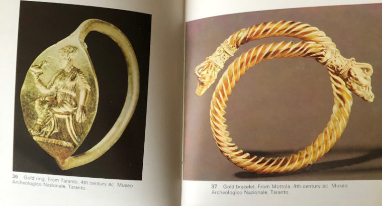 HOLD – Greek and Roman Jewellery – 68 Colour Plates – HC DJ Book