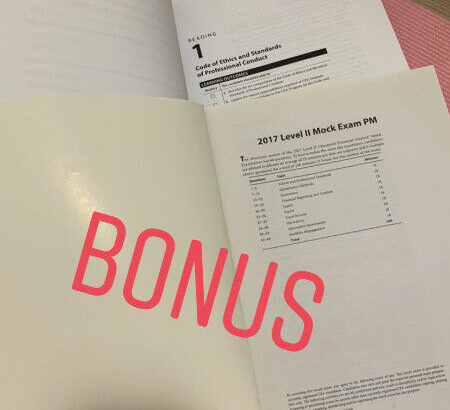 CFA level 2 exam prep booklets 1-5 / 2 practice exam books