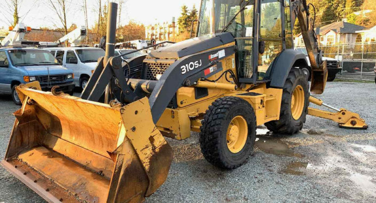 2010 JOHN DEERE 310SJ BACKHOE LOADER *4X4* VERY WELL MAINTAINED