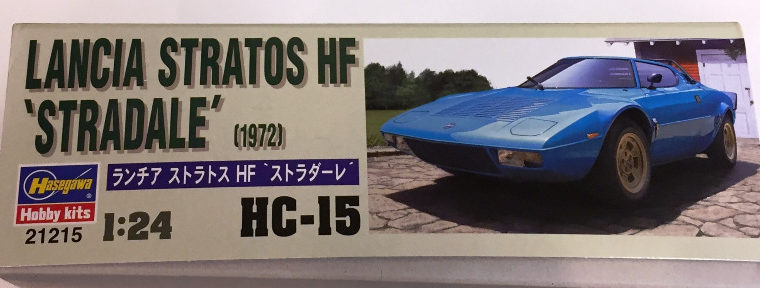 Hasegawa 1/24 Lancia Stratos HF “Stradale” 1972