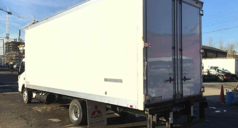 2014 MITSUBISHI FUSO FE180 – 22FT BOX TRUCK W/RAMP *VERY RARE*