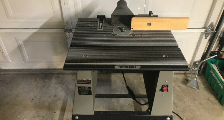 Porter Cable Router and Table