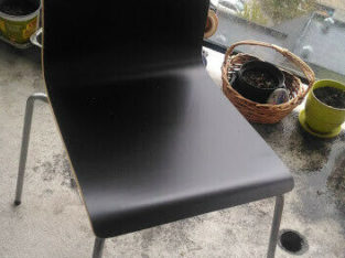 Ikea black chair
