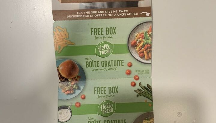 Hellofresh free box coupon