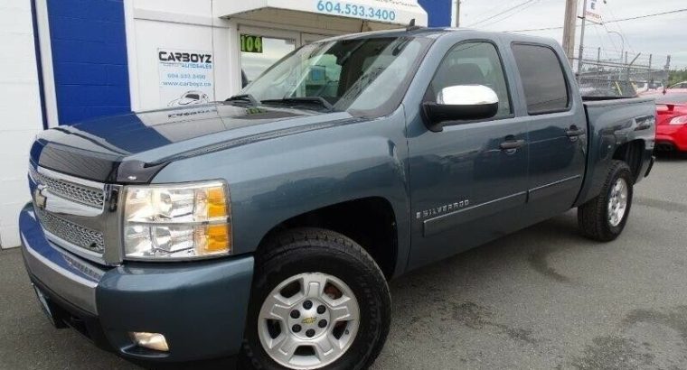 2008 Chevrolet Silverado 1500 LT 4×4, Crew Cab, 5.3L V8, P. Seat