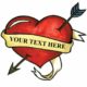 Temporary Tattoo Heart – fake tattoos temp hearts