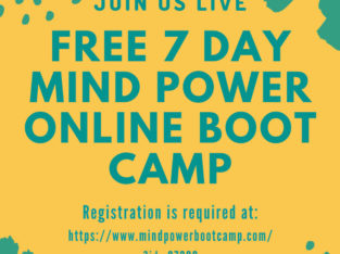 FREE – 7 Day Mind Power Personal Development Boot Camp – FREE!