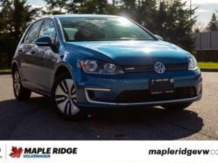 2016 Volkswagen e-Golf SE 100% ELECTRIC, 130 KM RANGE, CAR PLAY,