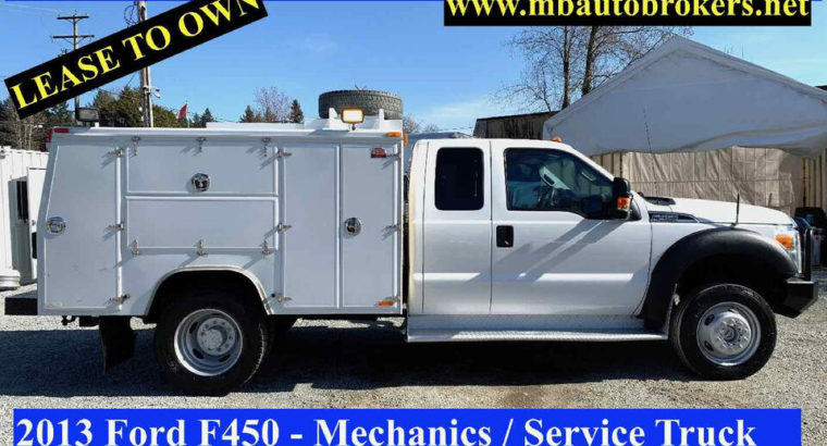 2013 FORD F450 – SERVICE / MECHANICS TRUCK *VMAC AIR* 4X4 *RARE*