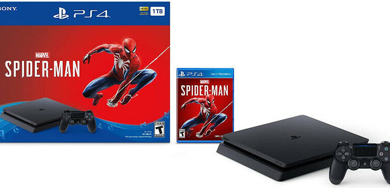 PlayStation 4 Slim 1TB Console – Marvel’s Spider-Man Bundle