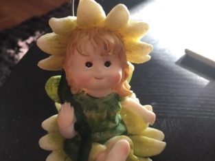 Ceramic fairy photo holder