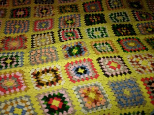 Granny Square Crochet Afghan Blanket!!