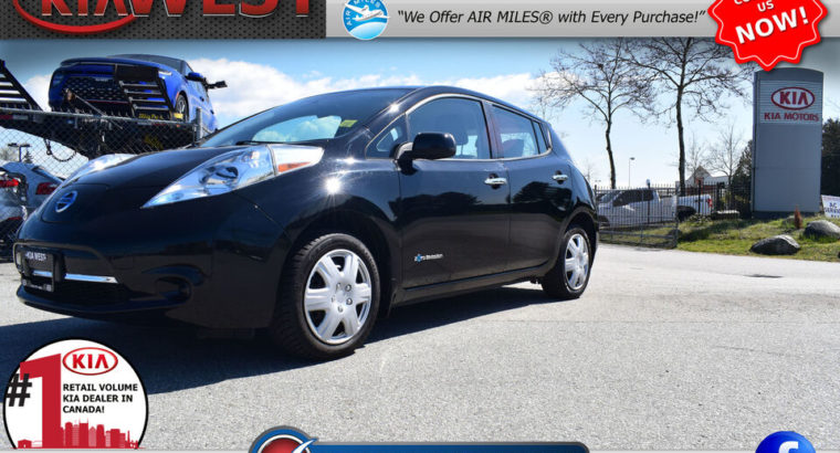 2015 Nissan Leaf S – FULLY ELECTRIC!