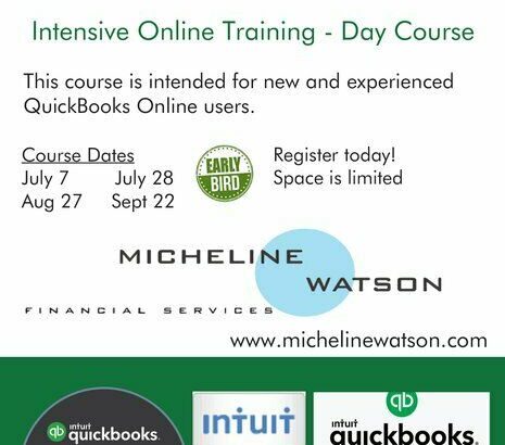 QuickBooks Online Day Course-Intensive 101