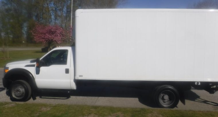 2015 Ford F-550 Regular Cab 16 Foot Cube Van with Power Tailgate