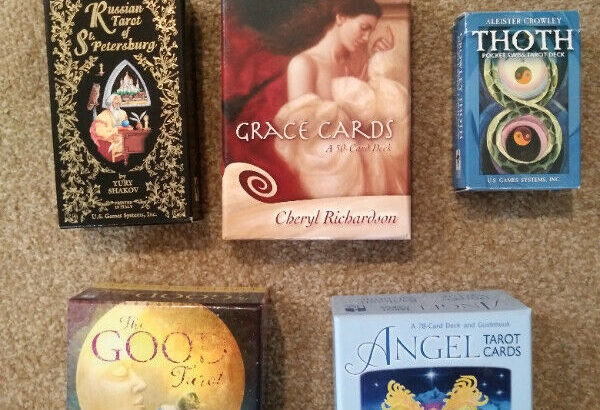 Oracle and Tarot cards – $20