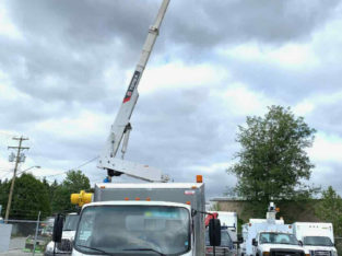 2013 ISUZU NRR 34FT BUCKET TRUCK / BOX TRUCK **ONLY 38K** RARE