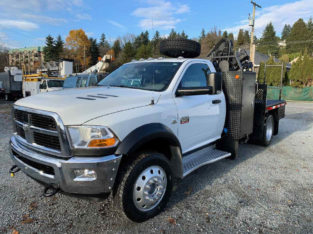 2012 Dodge Ram 5500 – CRANE / FLAT BED TRUCK *CUMMINS DIESEL*4X4