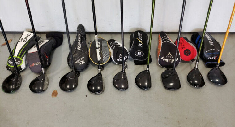 Golf Drivers Woods Hybrids Irons Wedges Putters lotzzzz $20 +