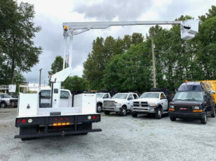 2008 FORD F550 – 42FT ARTICULATED BUCKET TRUCK *VERSALIFT BOOM*