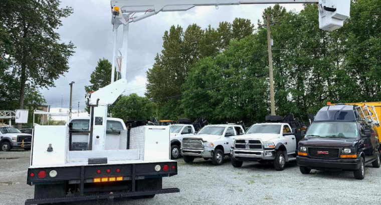 2008 FORD F550 – 42FT ARTICULATED BUCKET TRUCK *VERSALIFT BOOM*