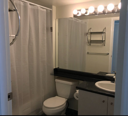 A Master bedroom with designated washroom to rent