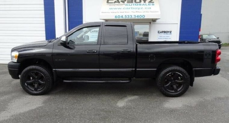 2008 Dodge Ram 1500 4×4, Quad Cab, 6.6 Box, 5.7L Hemi, 20 Inch W