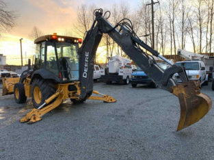 2011 JOHN DEERE 310SJ BACKHOE LOADER *4X4* WITH COMPACTOR/DRIVER