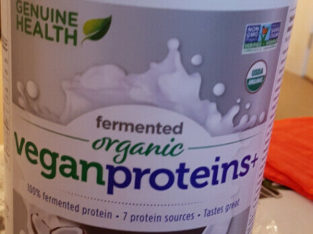 Organic vegan fermented protein by Genuine Health